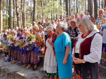 Wyjątkowe nabożeństwo w Dolinie Objawienia we wsi Kałuże